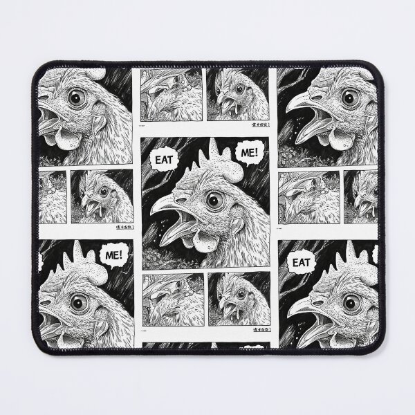Item preview, “Eat Me” - Funny Comic Chicken Graphic designed and sold by Piotrek0001.