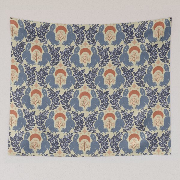 Item preview, Beavers at Dusk, A Blue and Pink Sketch designed and sold by OzdeBayer.