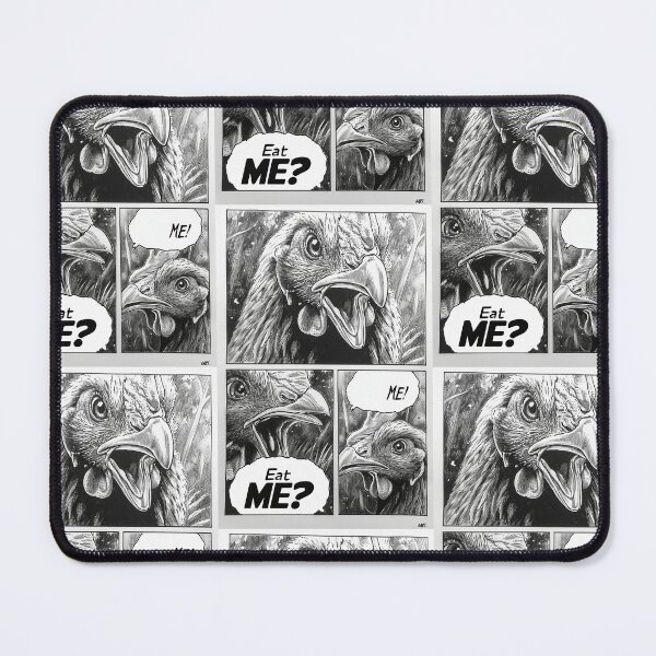 Item preview, “Eat Me” - Funny Comic Chicken Graphic designed and sold by Piotrek0001.