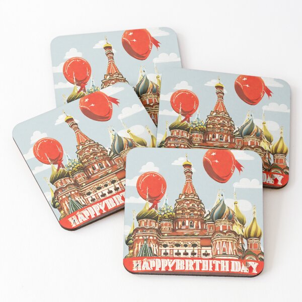 Item preview, happy birthday russian classic T-shirt  designed and sold by Tiendadeamor.