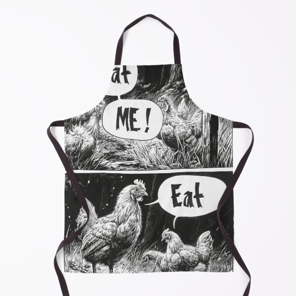Item preview, “Eat Me” - Funny Comic Chicken Graphic designed and sold by Piotrek0001.