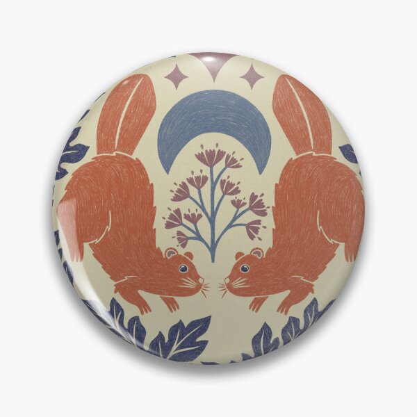 Item preview, Evening Harmony: Beavers in Deep Blue, Purple, and Sunset Pink designed and sold by OzdeBayer.