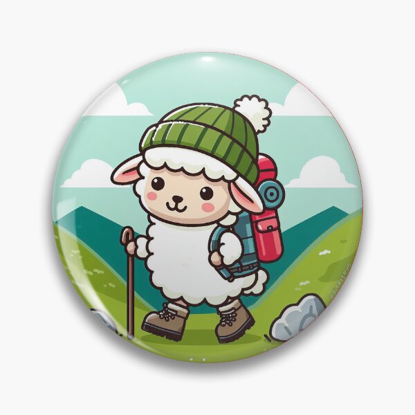 Item preview, Hill Walking Sheep designed and sold by PickledjoArt.