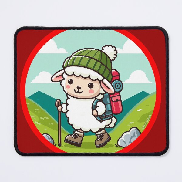 Item preview, Hill Walking Sheep designed and sold by PickledjoArt.