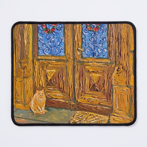 Item preview, Artistic Hand Painted Cat Textured Original designed and sold by RVBINA.