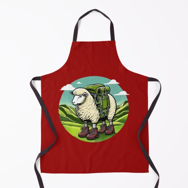 Item preview, Hiking Sheep Pop Art designed and sold by PickledjoArt.