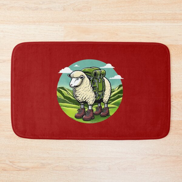 Item preview, Hiking Sheep Pop Art designed and sold by PickledjoArt.