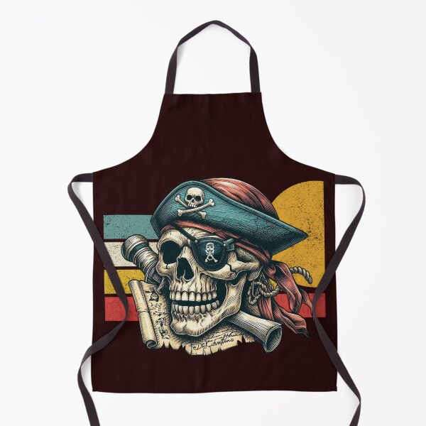 Item preview, Pirate skull, vintage, retro designed and sold by Wallisart.
