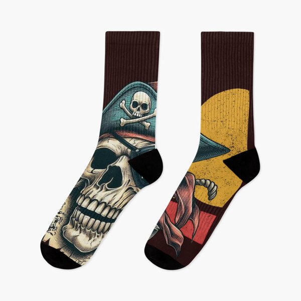 Item preview, Pirate skull, vintage, retro designed and sold by Wallisart.