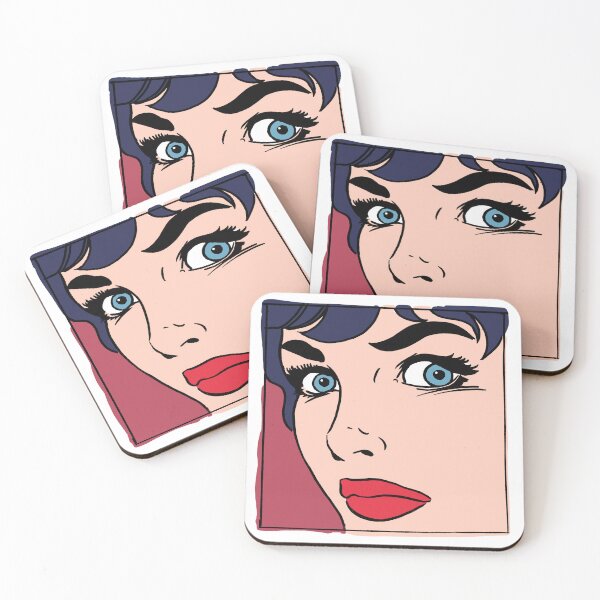 Item preview, Pop Art Girl - Rizzo - Cutlooseart Illustration By Peter Taylor Ward designed and sold by cutlooseart.