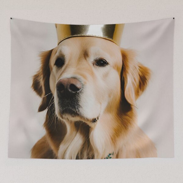 Item preview, Dog in Crown designed and sold by LoonSaloon.