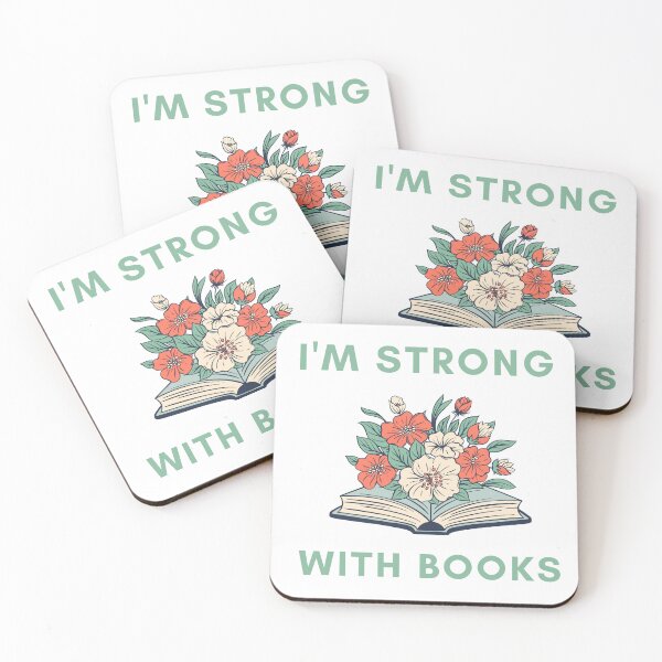 Aperçu de l'œuvre I'm strong with books T-shirt classique créée et vendue par fou-design.