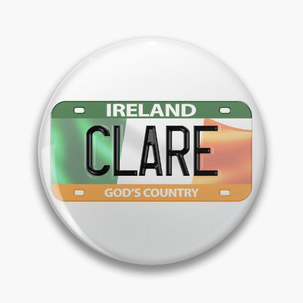 Item preview, Clare Ireland Irish USA Canada License Plate designed and sold by REAL IRISH GIFTS.
