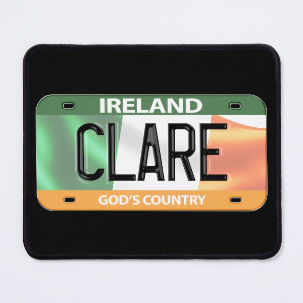 Item preview, Clare Ireland Irish USA Canada License Plate designed and sold by REAL IRISH GIFTS.