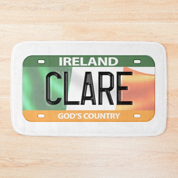 Item preview, Clare Ireland Irish USA Canada License Plate designed and sold by REAL IRISH GIFTS.