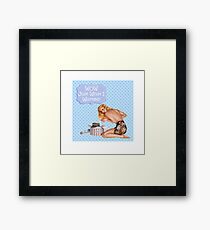 Just What I Wanted 50s Pin Up Framed Print