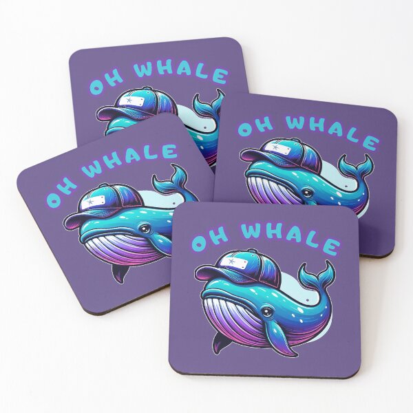 Item preview, Oh Whale Funny Saying of Oh Well designed and sold by PrintsByLoVi.