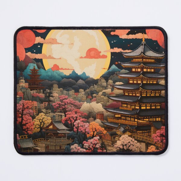 Item preview, Bustling Japanese Cityscape designed and sold by Shutter-Dragon.