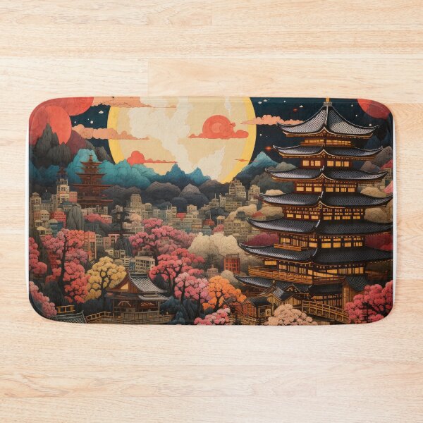 Item preview, Bustling Japanese Cityscape designed and sold by Shutter-Dragon.