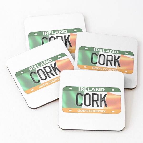 Item preview, Cork Ireland Irish USA Canada License Plate designed and sold by REAL IRISH GIFTS.