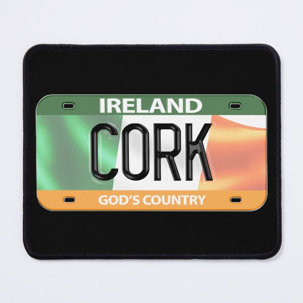 Item preview, Cork Ireland Irish USA Canada License Plate designed and sold by REAL IRISH GIFTS.