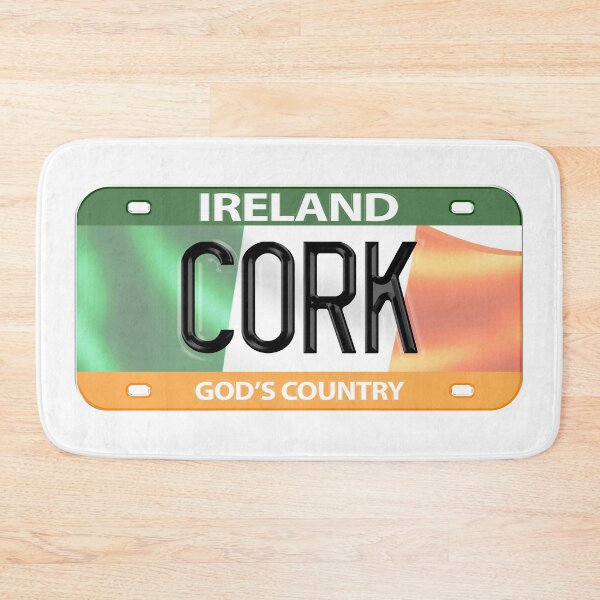 Item preview, Cork Ireland Irish USA Canada License Plate designed and sold by REAL IRISH GIFTS.