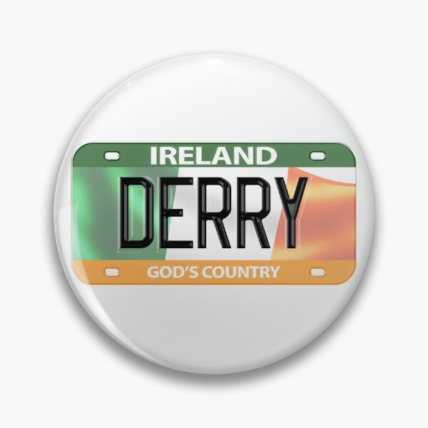 Item preview, Derry Ireland Irish USA Canada License Plate designed and sold by REAL IRISH GIFTS.