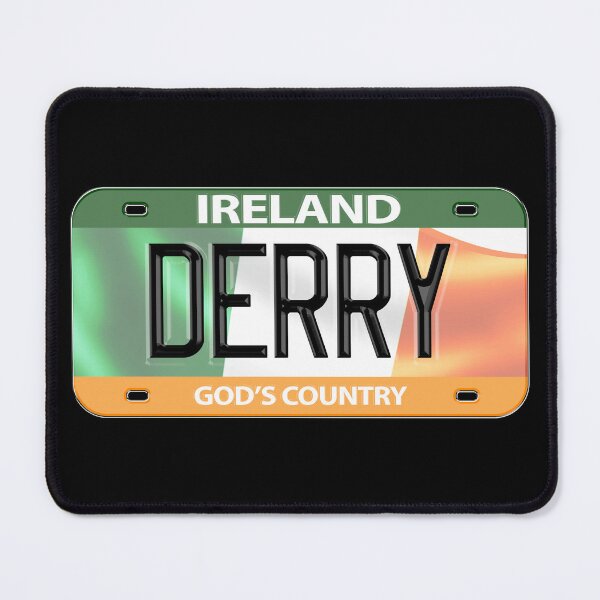 Item preview, Derry Ireland Irish USA Canada License Plate designed and sold by REAL IRISH GIFTS.