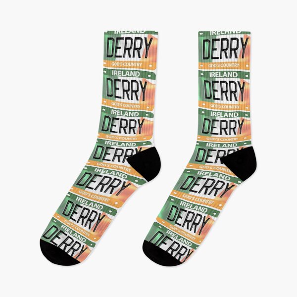 Item preview, Derry Ireland Irish USA Canada License Plate designed and sold by REAL IRISH GIFTS.