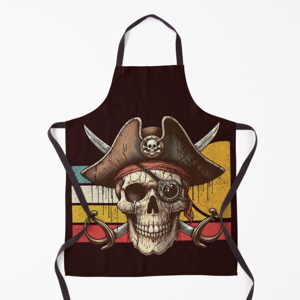 Item preview, Pirate skull, vintage, retro designed and sold by Wallisart.
