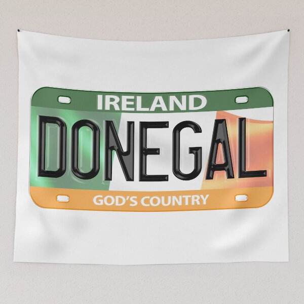 Item preview, Donegal Ireland Irish USA Canada License Plate designed and sold by REAL IRISH GIFTS.