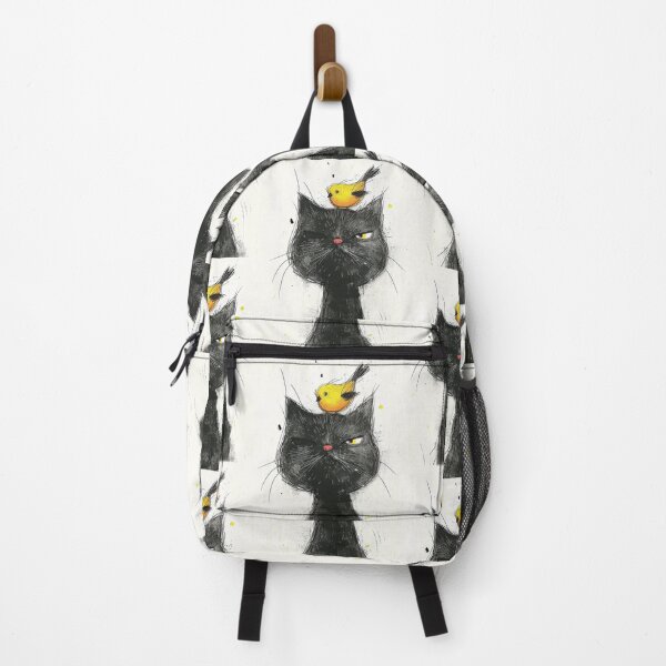 Item preview, Annoyed Cat in a Canary Hat: Minimalistic Expression designed and sold by Piotrek0001.
