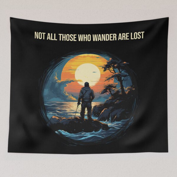 Item preview, Not all those who wander are lost designed and sold by -DEEWOLF-.