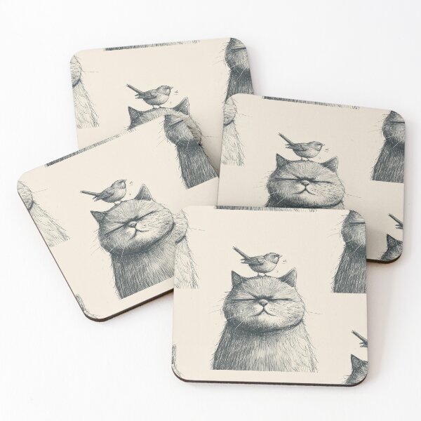 Item preview, Annoyed Cat in a Canary Hat: Minimalistic Expression designed and sold by Piotrek0001.