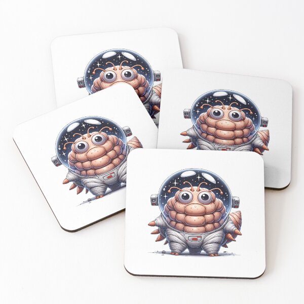 Item preview, Dairy Cow Isopod Surprised Bug In Space Suit designed and sold by Joyful-Park.