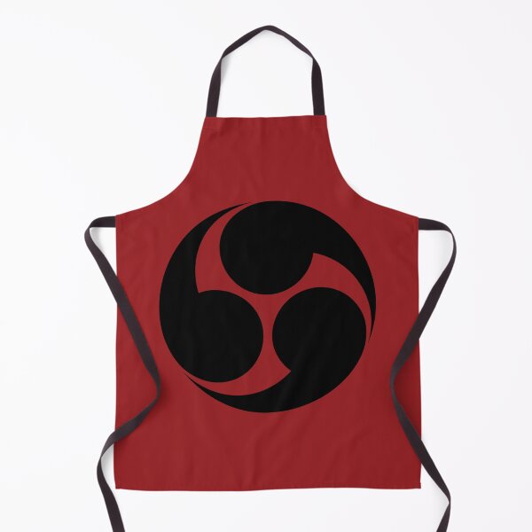 Item preview, Traditional Japanese Samurai crest: Clockwise Three Tomoe - Lacquer Red designed and sold by Onigokko.