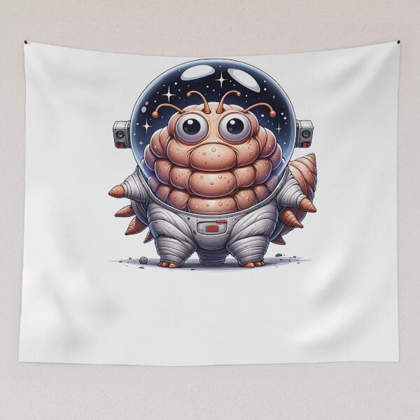 Item preview, Dairy Cow Isopod Surprised Bug In Space Suit designed and sold by Joyful-Park.