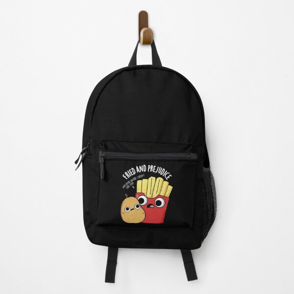 Item preview, Fried And Prejudice Funny Fries Pun (Dark BG) designed and sold by punnybone.