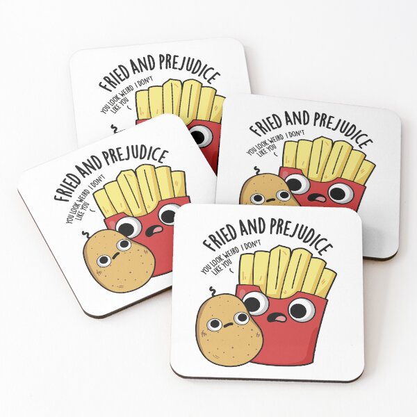 Item preview, Fried And Prejudice Funny Fries Pun  designed and sold by punnybone.