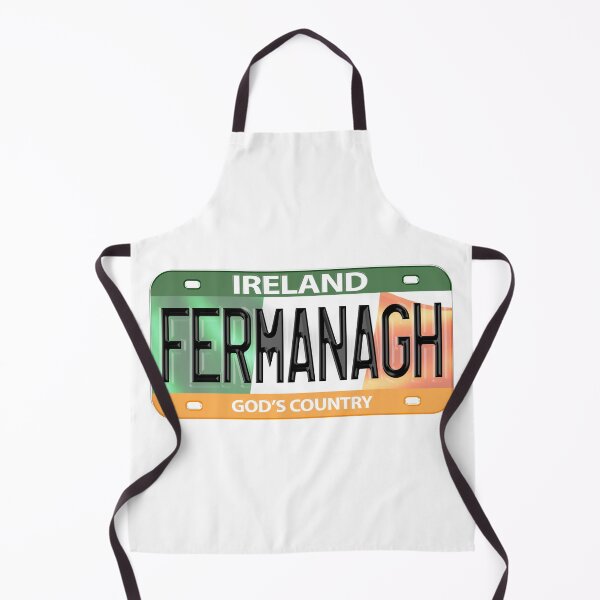 Item preview, Fermanagh Ireland Irish USA Canada License Plate designed and sold by REAL IRISH GIFTS.