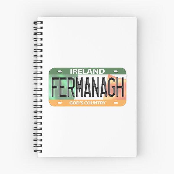 Item preview, Fermanagh Ireland Irish USA Canada License Plate designed and sold by REAL IRISH GIFTS.