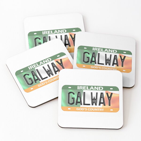 Item preview, Galway Ireland Irish USA Canada License Plate designed and sold by REAL IRISH GIFTS.