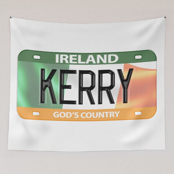 Item preview, Kerry Ireland Irish USA Canada License Plate designed and sold by REAL IRISH GIFTS.