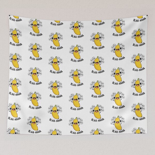 Item preview, Blah-nana Funny Banana Pun  designed and sold by punnybone.