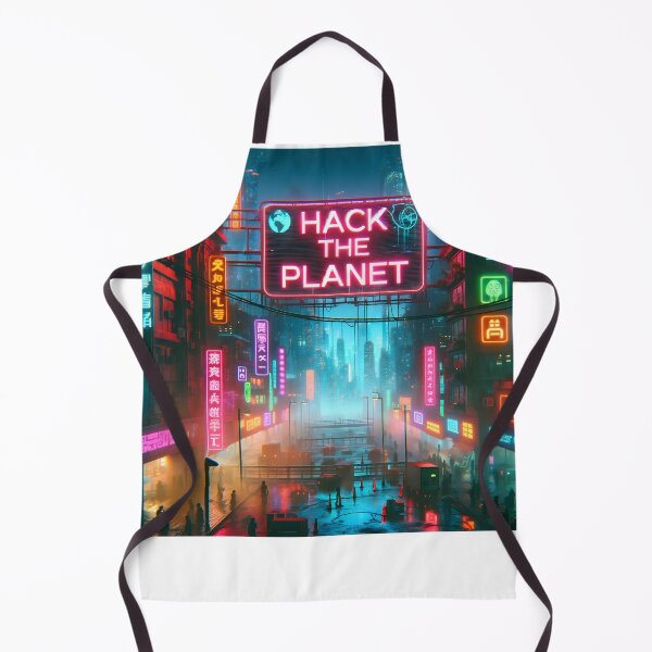 Item preview, Neon Rebellion : 'Hack the Planet' Cityscape designed and sold by Norgen.