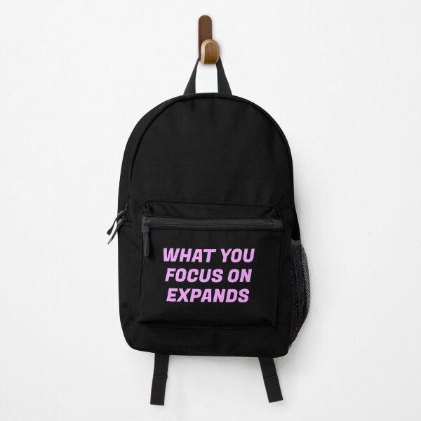 Item preview, WHAT YOU FOCUS ON EXPANDS best motivational phrases designed and sold by Inspirationmotivation.