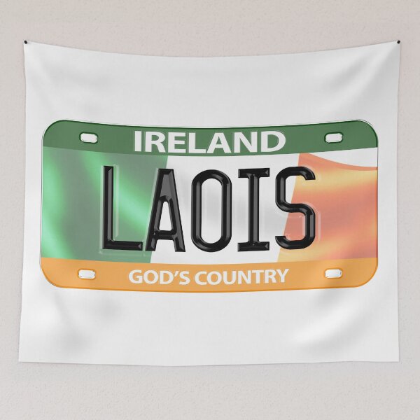 Item preview, Laois Ireland Irish USA Canada License Plate designed and sold by REAL IRISH GIFTS.