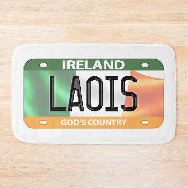 Item preview, Laois Ireland Irish USA Canada License Plate designed and sold by REAL IRISH GIFTS.