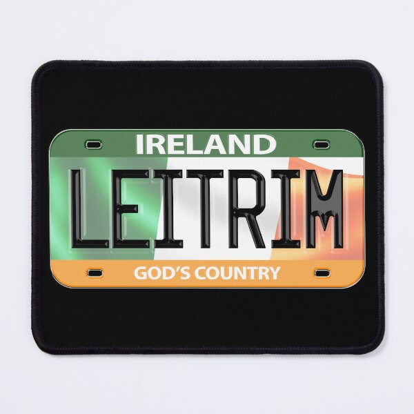 Item preview, Leitrim Ireland Irish USA Canada License Plate designed and sold by REAL IRISH GIFTS.