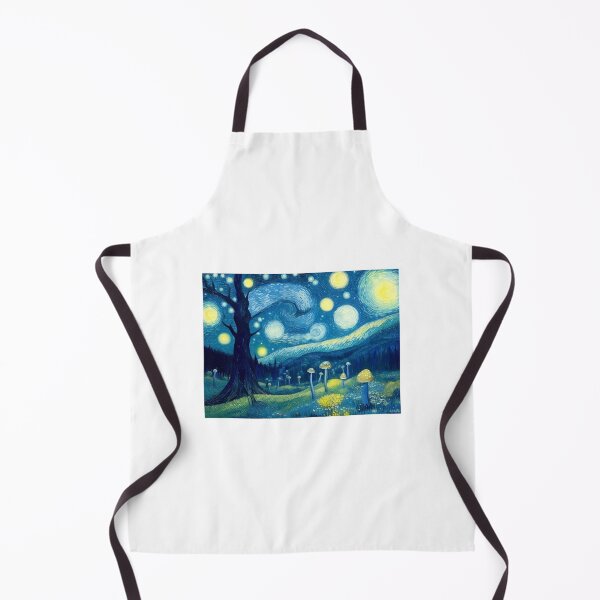 Item preview, Blue Starry Night - Magic Mushroom Forest #9 designed and sold by Scarlet Swan.